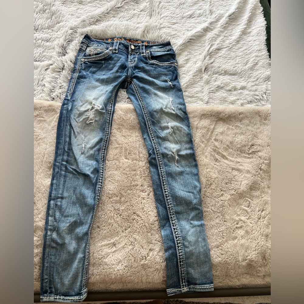Rock revival jeans size 26 (needs repaired)